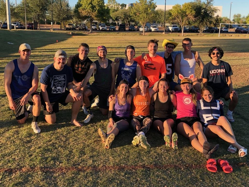 Relaxed-Looking Hat Tournament Team