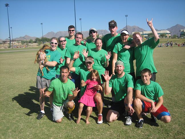 Ultimate, Huck Yeah! team picture