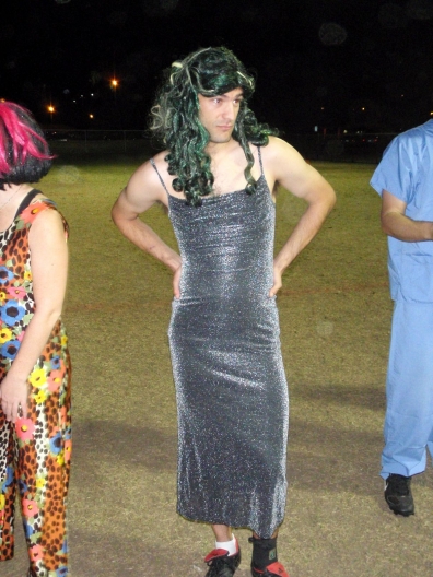 ultimate disc player in a dress